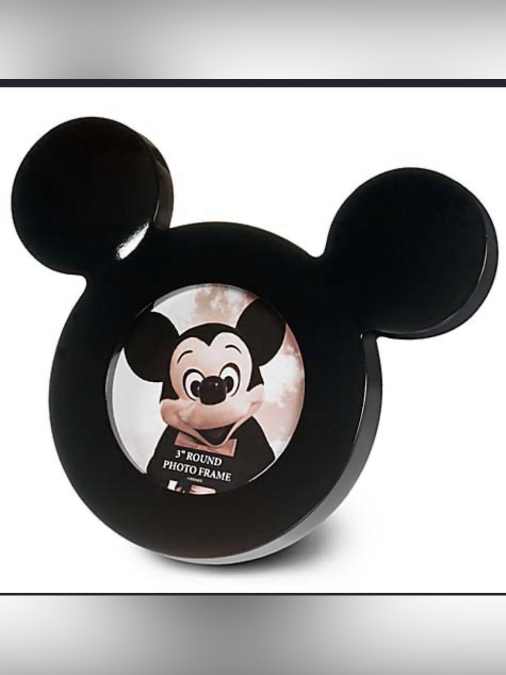 Disney Black Mickey Ear Photo Frame